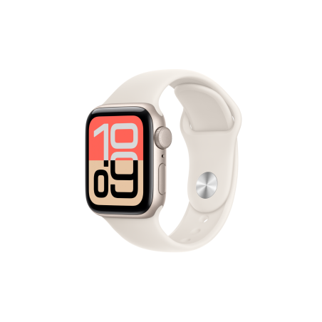 Montre Connectée Apple Watch Series SE 3 Cellulaire 44mm Aluminium Lumière stellaire Avec Bracelet S… — Apple · Smarty Paris 18e